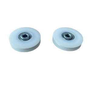 Nouvelle roue à roulement pour porte de temple, diamètre extérieur 43 mm, axe de 6 mm, poulie en nylon pour portes coulissantes - Product Image 3