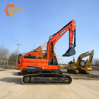 Ударопрочный оригинальный экскаватор Doosan DX225LC, 22 тонны, с ковшом 1,05 м, б/у, для земляных работ и рекультивации сельхозугодий