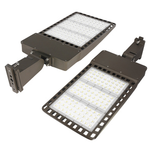 ไฟถนน LED สำหรับภายนอกอาคาร 300W IP65 กันน้ำ โครงอะลูมิเนียม Ra80 CRI 3000-6500K ปรับอุณหภูมิสีได้ สำหรับถนน ลานจอดรถ รับประกัน 5 ปี รุ่น FL-LD-XH2 H - Product Image 1