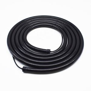 Tira de Luz LED RGBW Negra Invisible, Impermeable 360 Grados IP67, 24V Ajustable para Iluminación de Muebles de Lujo y Museos - Product Image 2