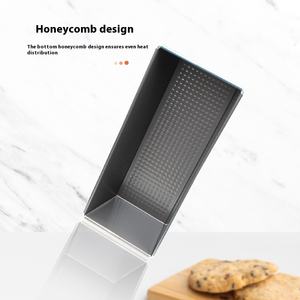 ถาดอบขนมปังทรงสี่เหลี่ยมผืนผ้าแม่พิม<span class=keywords><strong>พ</strong></span>์ขนมปังรังผึ้งสำหรับขนมปังและเค้กไม่ใช่จานนั่ง - Product Image 1