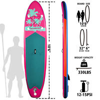 Tabla de Paddle Surf Inflable ACEHERO de 10'6\"x32\"x6\" con Soporte para Cámara, Asiento y Todos los Accesorios OEM