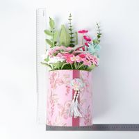 Fleurs au crochet faites à la main : Rose, Muguet, Marguerite, Tulipe – Décoration florale artificielle pour la maison et le bureau