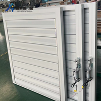 Fenêtre à volet métallique motorisé personnalisée, ventilation solaire, lamelles de persiennes en aluminium pour plafond, approvisionnement direct d'usine