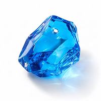 Pendentif en cristal K9 de haute qualité, forme de roche de glace, pièces de lustre en cristal irrégulier coloré pour la décoration d'éclairage