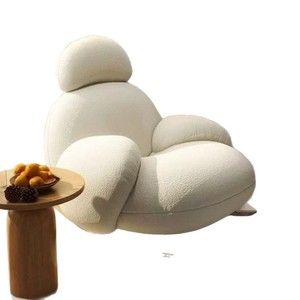Nordic-Style Comfortable <b>Rocking</b> Chaise Lounge for Home Use in Living Room Balcony Bedroom-Double or Single Use - Product Image 4