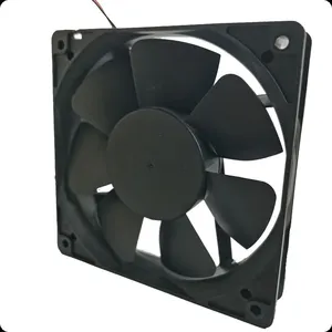 Ventilatori di ventilazione industriale 12025 DC 24V ventilatore impermeabile a basso rumore da 120mm a energia solare