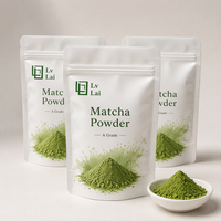 Poudre de Matcha de Qualité Supérieure, de Grade Alimentaire, aux Saveurs Fruitées et Vitaminées, Style Japonais, pour Boissons Quotidiennes et Desserts, Personnalisable