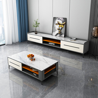 Meubles de salon meuble tv armoire porte coulissante table basse étagère ouverte table à thé