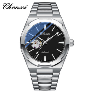 8856 Men's Luxury Sports Mechanical Watch Stainless Steel with Hollow Design <b>Automatic</b> Butterfly Buckle Waterproof <b>Wristwatch</b> - Product Image 2