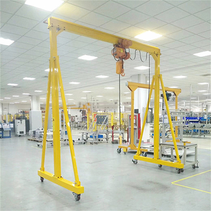 เครนโครงสําหรับตั้งสิ่งของแบบพกพาขนาด 3 ตัน 5 ตันเครนโครงสําหรับตั้งสิ่งของล้อสากลแบบไร้ราง - Product Image 5