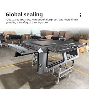 Tente de camping escamotable en aluminium de 8 pieds pour benne de camion, 5 portes, compatible <span class=keywords><strong>Chevrolet</strong></span> <span class=keywords><strong>Silverado</strong></span> 2500, pièces de modification Overland - Product Image 4