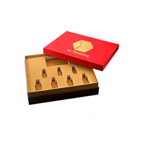 Boîtes cadeaux élégantes personnalisées avec couvercle amovible, couvercle et base, emballage cadeau en 2 pièces, boîte en papier rigide avec mousse EVA en velours
