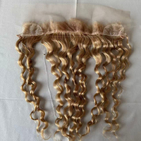 Extensiones de Cabello Humano HD para Encaje, Topper de Cabello Virgen Brasileño para la Línea del Cabello, Flequillo de PU para la Frente, para Cabello Fino y con Retracción
