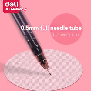 Deli ปากกาเจลเขียน A116 juneng สีดำ8 + แดง<span class=keywords><strong>2</strong></span> + น้ำเงินปากกาซิกเนเจอร์<span class=keywords><strong>2</strong></span>ปากกาสำหรับนักเรียนหลอดเข็มเต็ม0.5มม. แห้งเร็วคุณภาพสูง - Product Image 5