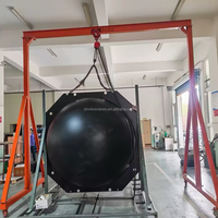 Nouvelle Conception Grue Portique Monopoutre Réglable Mobile et Portable de Petite Taille avec Treuil à Câble 5 Tonnes Prix