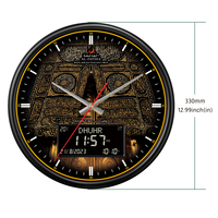 Horloge Murale Ramanda Musulmane Azan Électronique Multifonction Avec Affichage LCD Numérique Heure Mondiale FAJ-360