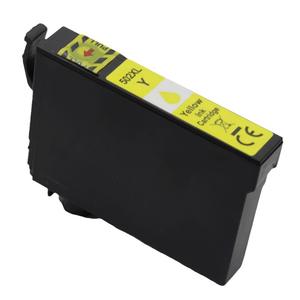 Cartouches couleur complètes compatibles avec puce pour 502XL/T502/XP-5100/XP-5105/WF-2860 (Noir/Jaune) - Product Image 5
