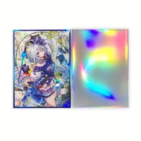 Anime Art Impression holographique Impression personnalisée Durable PP Game Card Protector Sleeve Perfect Collectible Card Packaging Printing