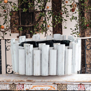 <span class=keywords><strong>Pot</strong></span> de fleurs vintage de haute qualité pour l'intérieur et l'extérieur, ensemble de pots de fleurs en bois pour jardin avec doublure imperméable - Product Image 6