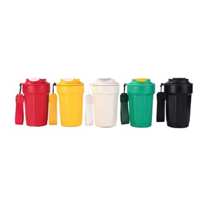 Octagonal Coffee <b>Mug</b> 316 Stainless Steel 500ml Vacuum <b>Insulated</b> Travel Cup With Strap - Product Image 2
