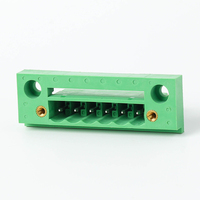 Connecteur de bornier à vis en cuivre RS 2EDGWB, 5,08 mm, à fixation murale, à ressort, 12-24 AWG, 2 pôles, 15A, courant nominal max. 50A