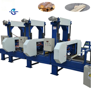Scie à ruban horizontale à plusieurs têtes de haute précision Machine à scier le bois carré <span class=keywords><strong>en</strong></span> planches minces - Product Image 1