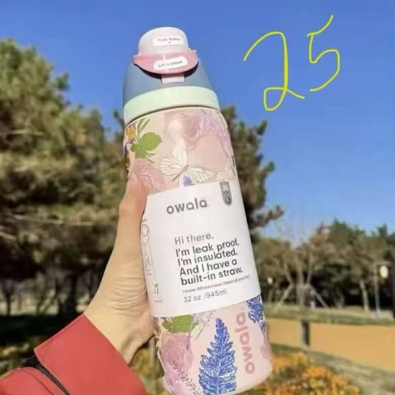 Powder butterfly flower mirror