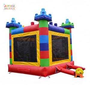 JOYRISE Château gonflable <span class=keywords><strong>pour</strong></span> enfants <span class=keywords><strong>avec</strong></span> toboggan, imperméable, <span class=keywords><strong>pour</strong></span> l'extérieur, idéal <span class=keywords><strong>pour</strong></span> les fêtes d'<span class=keywords><strong>anniversaire</strong></span> et le <span class=keywords><strong>jardin</strong></span>, capacité 500 kg - Product Image 2