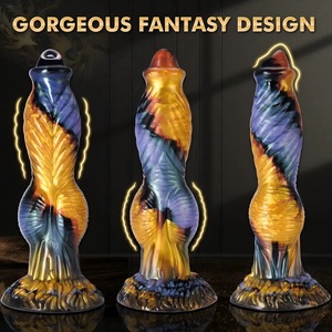 Dildo Vibrador de Silicona con Control Remoto, Diseño de Dragón Gigante de 10.23 Pulgadas, Producto Sexual - Product Image 2