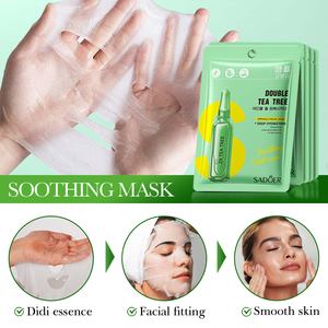 <span class=keywords><strong>Mascarilla</strong></span> Facial OEM SADOER Beauty Tea Plant con Ácido Salicílico Anti-Acné, Ceramida, Vitamina C, Hidratante, Blanqueadora y Antienvejecimiento - Product Image 6