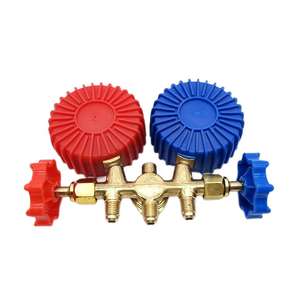 Jauge de collecteur AC 3 voies bon marché utilisée pour R22 R134A R404A R410A barre de réfrigérant/échelle Psi 3 pièces tuyau de charge 36Ft - Product Image 6