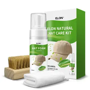 Kit de limpeza de boné de beisebol para limpeza de chapéus, kit de limpeza com escova para limpeza de chapéus, kit de espuma de basquete, suprimentos de fábrica