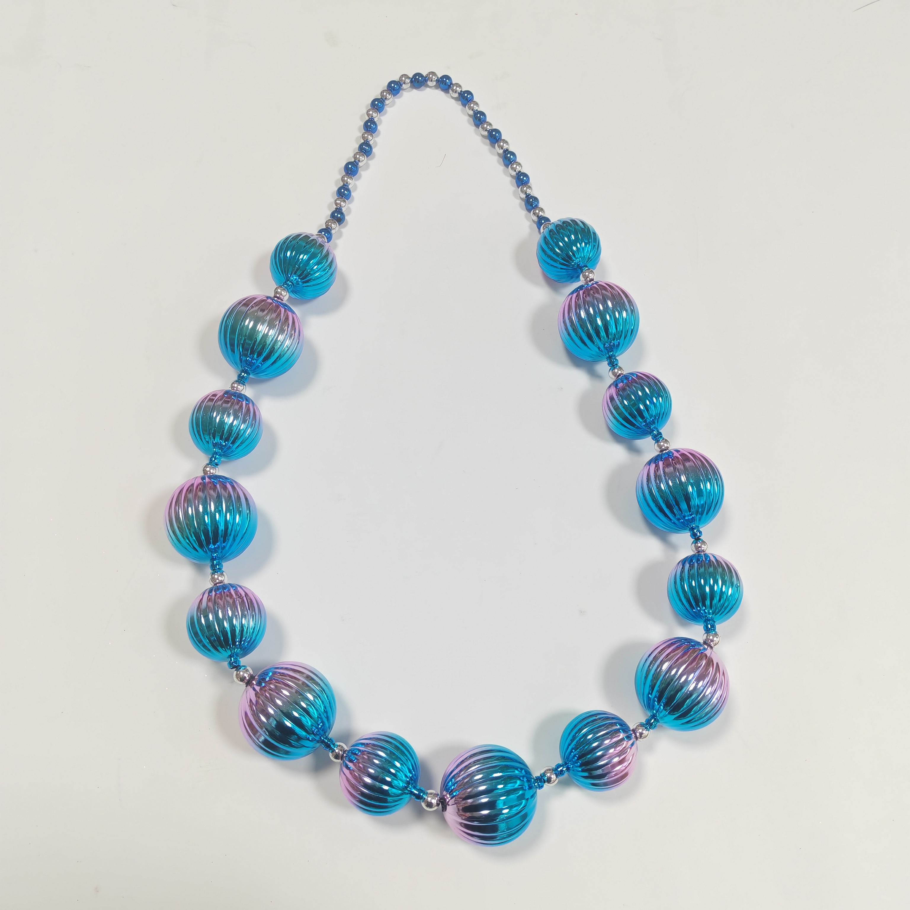 Perles dégradées bleu rose
