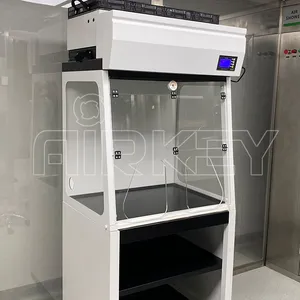 Airkey Pré-fabricados Modular Sala Limpa e Equipamentos De Laboratório Ductless Fume Hood Banco Limpo