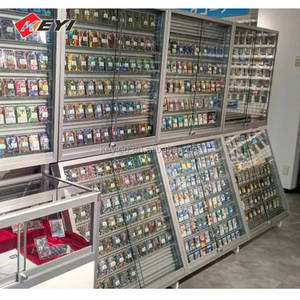 Hiện đại bán lẻ TCG cửa hàng bằng gỗ tường chống lại Trò chơi thẻ giao dịch tủ trưng bày psas phân loại thẻ hiển thị trường hợp - Product Image 3