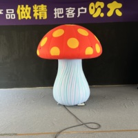 Décoration gonflable en forme de champignon de dessin animé, taille personnalisée, OEM, PVC imperméable pour événements extérieurs et festivals