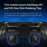 Juegos móviles D11 Stretch Game Controller Gamepad Hall Trigger para Switch Macro Programación PC Android IOS para XBOX
