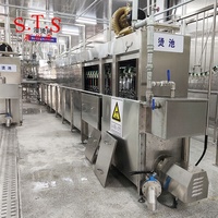 Ligne de machines d'abattage de volailles en acier inoxydable 304, équipement d'abattage de volailles adapté aux fermes avicoles nigérianes