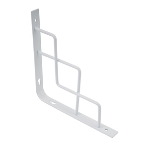 Support d'étagère en L robuste - Supports d'étagère flottants en métal fer pour étagères ouvertes DIY, quincaillerie de meubles - Product Image 1