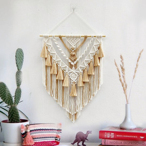 Tapiz Grande Bohemio para Colgar en la Pared, Atrapasueños para Decoración de Dormitorio, Arte de Pared para Cuarto de Niños - Product Image 5