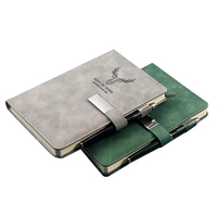 Carnet de notes imperméable en papier pierre format poche, carnet A5 en cuir PU avec boucle de ceinture, agenda
