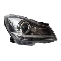 Feux avant à LED pour Mercedes Benz W204 C250 C300 C350 C63 2011-2014 6000K 12V Accessoires de voiture Amélioration des phares