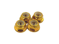 Écrou de blocage en nylon pour bride en acier inoxydable et aluminium, usinage CNC de précision, M2-M6, 11 types de couleurs pour l'usinage