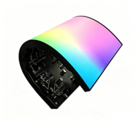 Modules d'affichage LED souples de haute qualité P1.25 P1.53 P1.86 P2 P2.5, écran LED incurvé flexible pour intérieur
