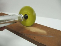 Outils abrasifs 1 pouce 50 #   80 #   120 #   Brosse à disque radiale à poils Grit Max Speed 35000, support papier, pour décapage de peinture moyen, OEM