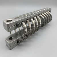 Isolateur de câble en aluminium et acier inoxydable Hoan JGX-0480A-75A - Amortisseurs de câble hélicoïdal pour câble métallique compact