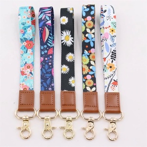 สายคล้องกุญแจโพลีเอสเตอร์พิมพ์โลโก้ตามสั่ง สายคล้องข้อมือสั้น พิมพ์ด้วยระบบดิจิตอลซิลค์สกรีนและออฟเซ็ต - Product Image 3