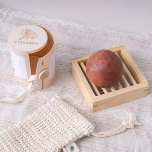 Erigeron All-in-One Cacao Mochi Shampoo Bar <strong>Scalp</strong> Care With Rosemary <strong>Oil</strong> Hair Growth Green Tea Dandruff Relief Itchy <strong>Scalp</strong> Free - Product Image 1