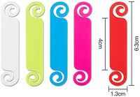 Étiquettes de gestion de câbles à clipser multicolores pour accessoires de maison Ningbo – Étiquettes d'identification de cordon